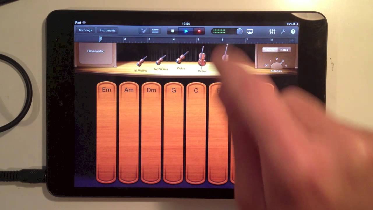 How to make a rock song on garageband ipad